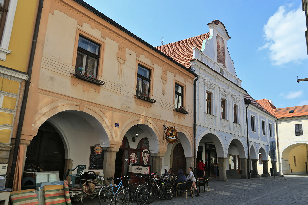 Arcades of Březanova Street, Třeboň